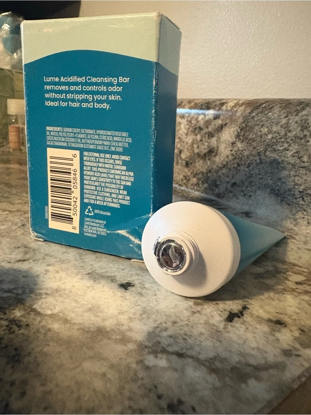 Lumé Unscented Acidified Body Wash & Cleansing Bar - new/ sealed